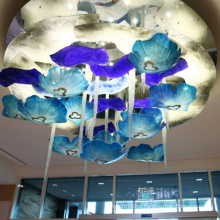 Wholesale Handmade Art clear murano glass chandelier for ceiling decor